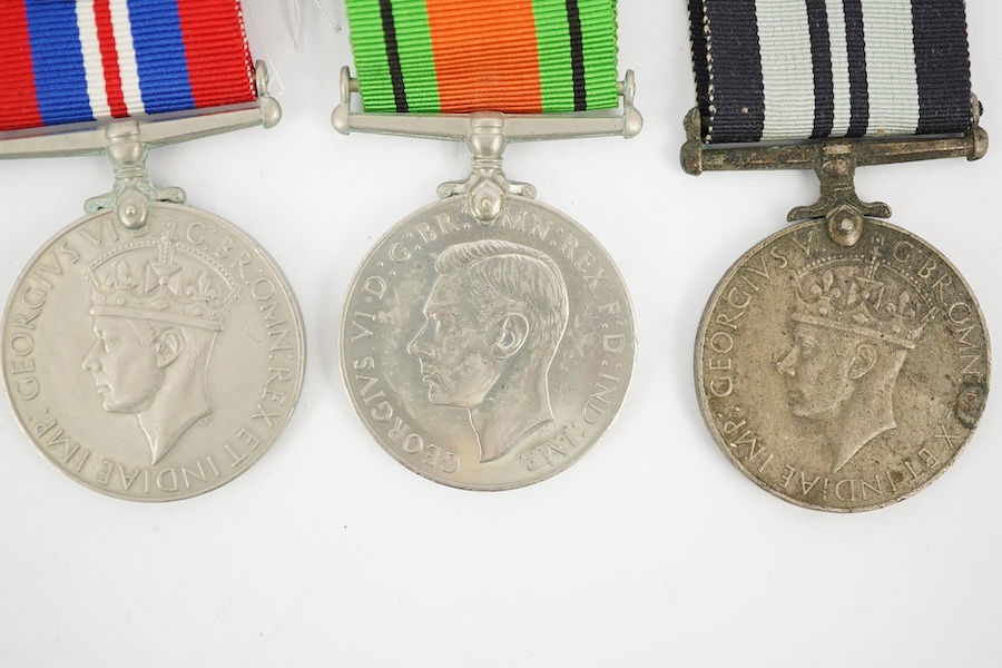 Seven WWII medals and stars